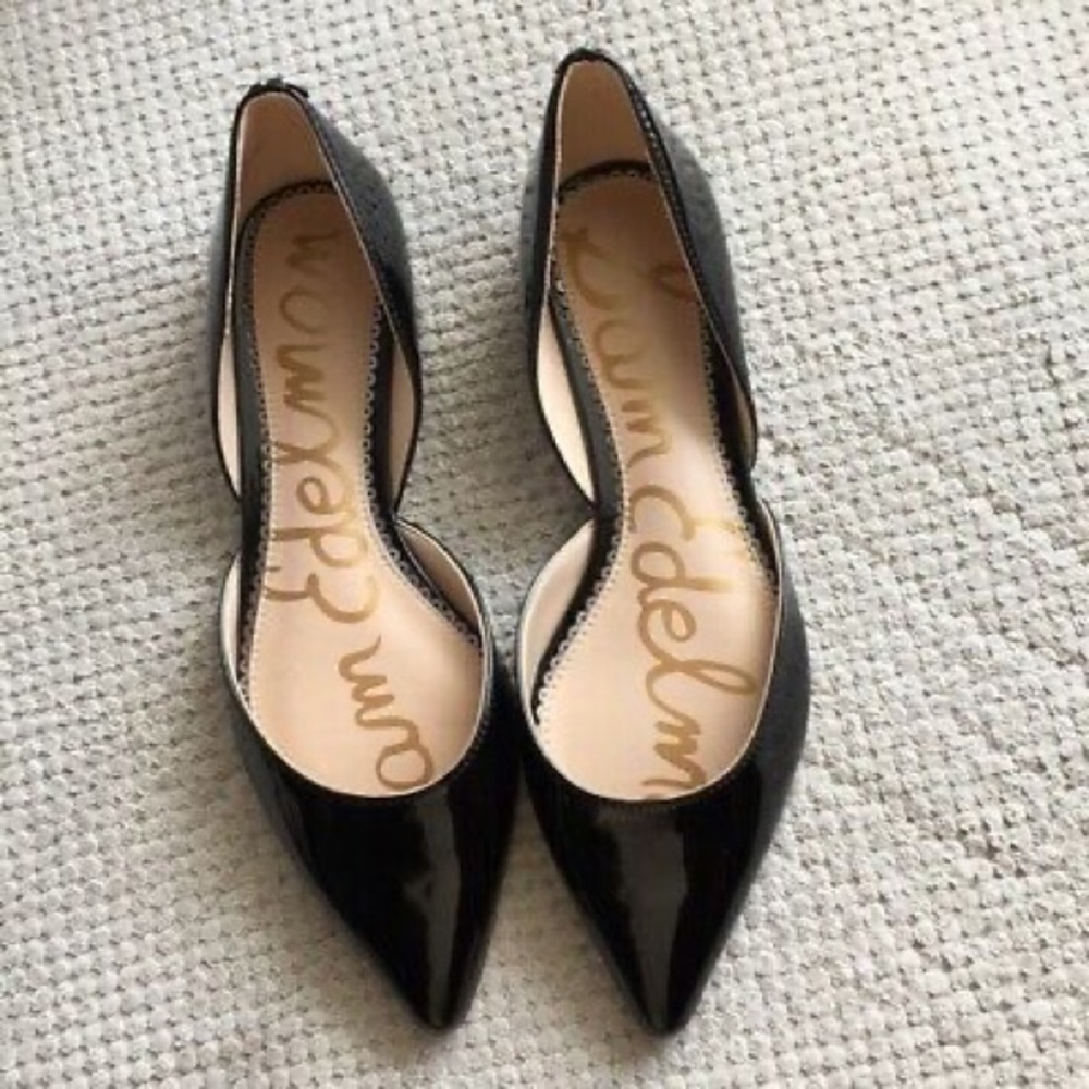 Black patent Rodney d’orsay flat